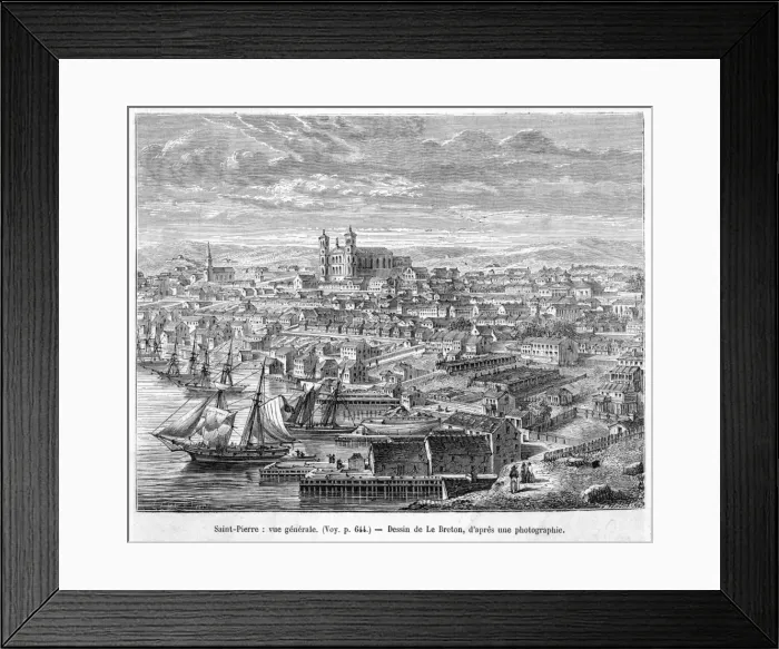 Framed Print : Canada Saint-Pierre Framed Print : Canada Saint-Pierre