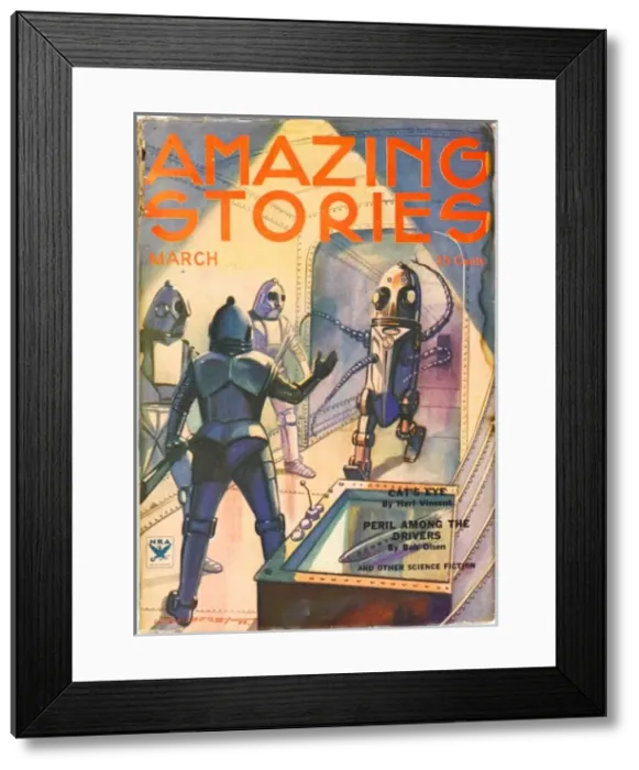 Framed Print : Futuristic Space Robots Framed Print : Futuristic Space Robots