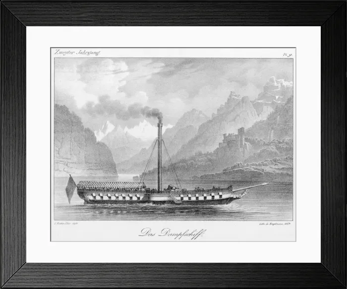 Framed Print : Rhine Steamboat Framed Print : Rhine Steamboat