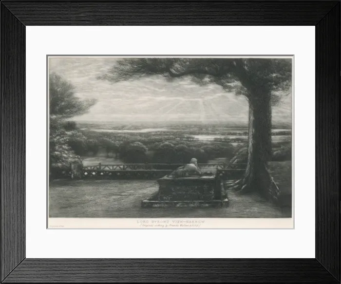 Framed Print : Byrons View Framed Print : Byrons View