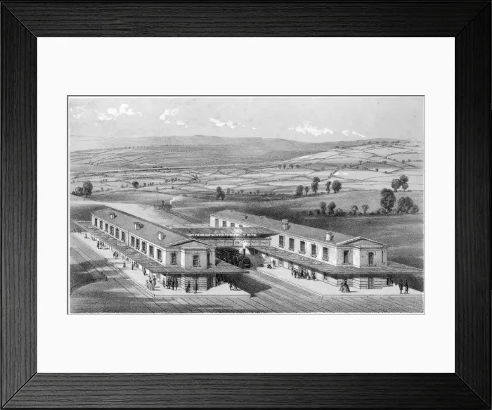 Framed Print : Unidentified Station Framed Print : Unidentified Station