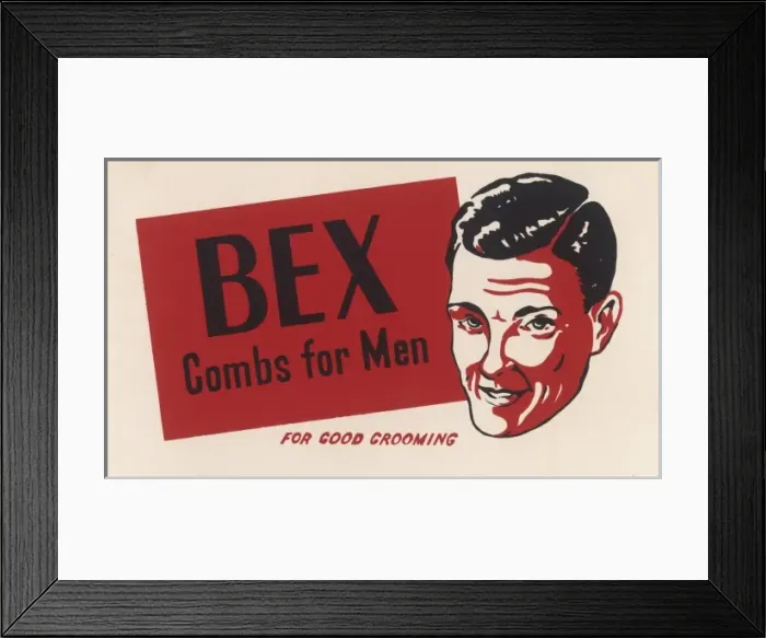 Framed Print : Bex Combs for Men Framed Print : Bex Combs for Men
