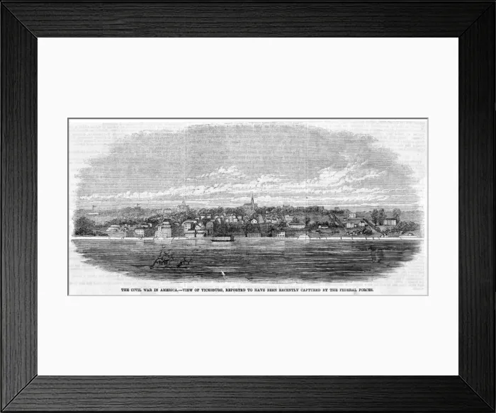 Framed Print : USA Vicksburg Framed Print : USA Vicksburg