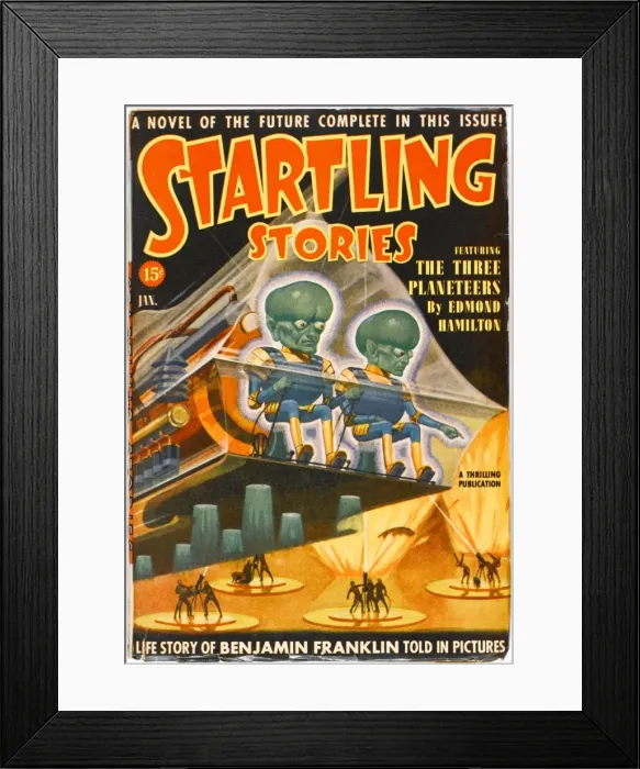Framed Print : Green-headed Aliens Framed Print : Green-headed Aliens