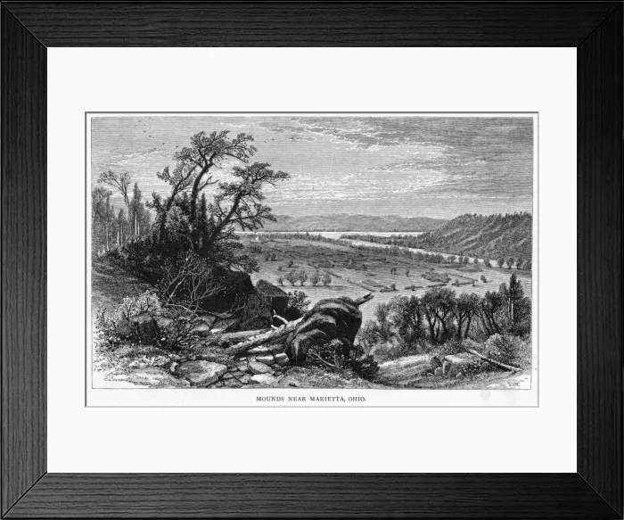 Framed Print : USA Ohio Mounds Framed Print : USA Ohio Mounds