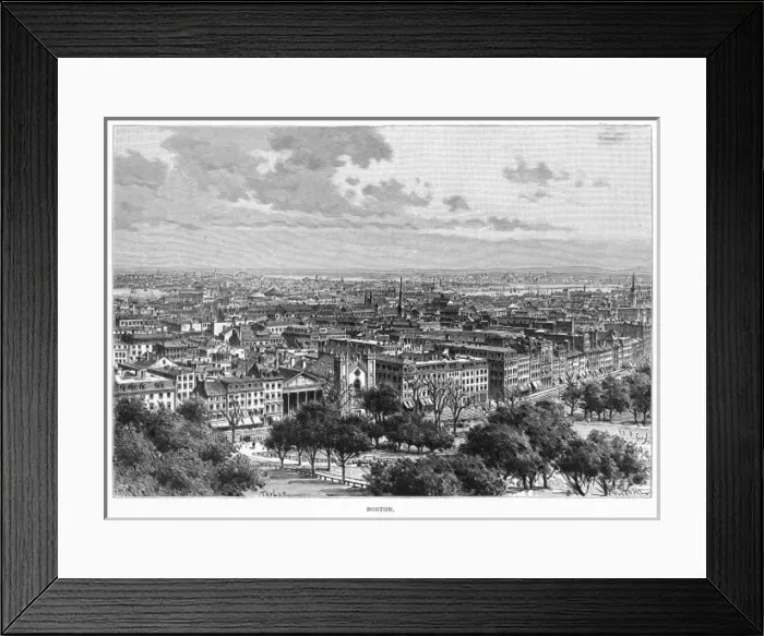 Framed Print : USA BOSTON