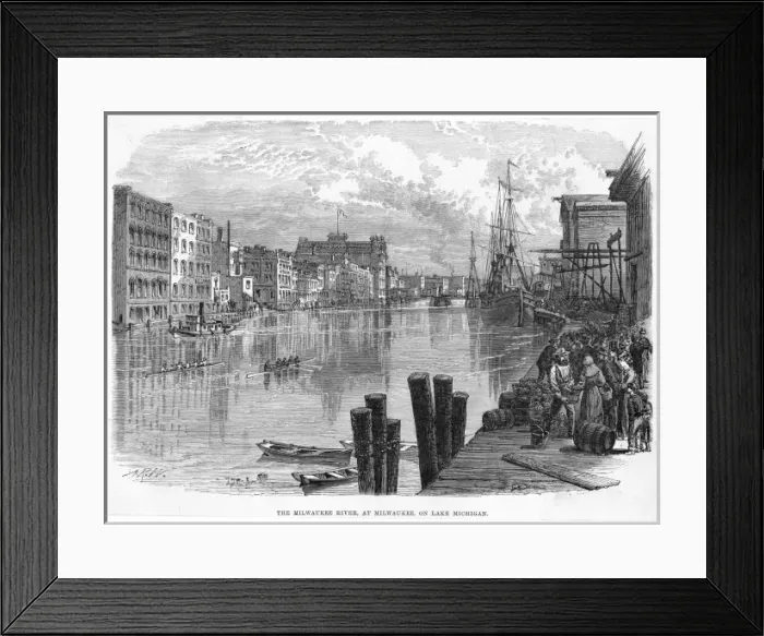 Framed Print : USA Milwaukee Framed Print : USA Milwaukee