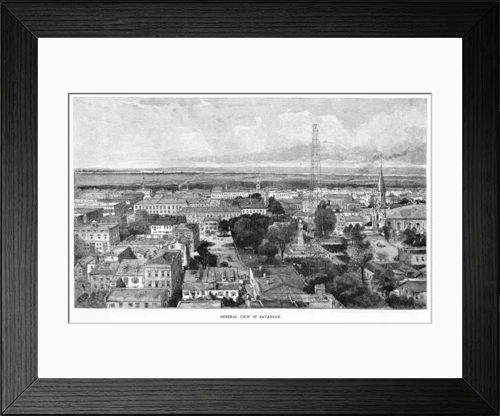 Framed Print : USA Savannah Ga Framed Print : USA Savannah Ga