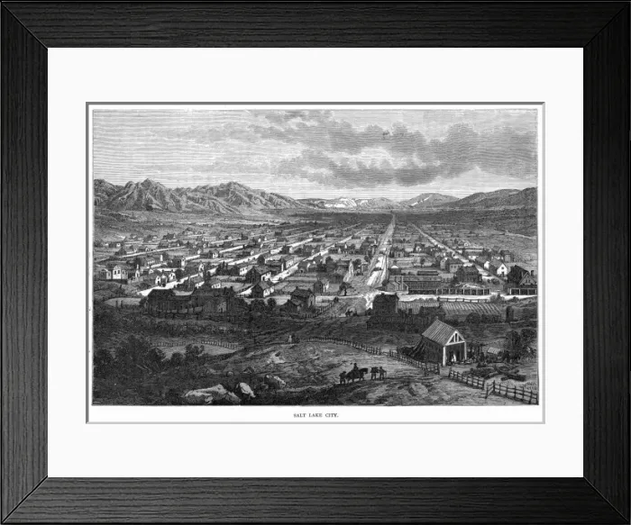 Framed Print : USA Salt Lake City Framed Print : USA Salt Lake City