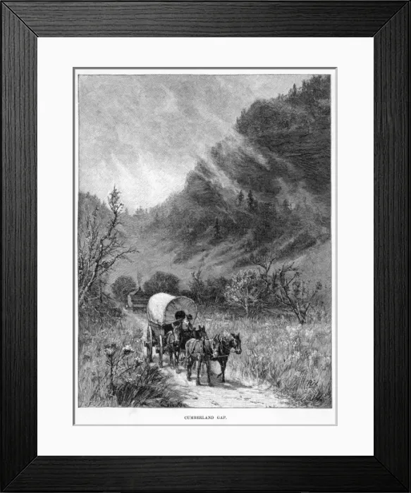 Framed Print : USA Cumberland Gap Framed Print : USA Cumberland Gap