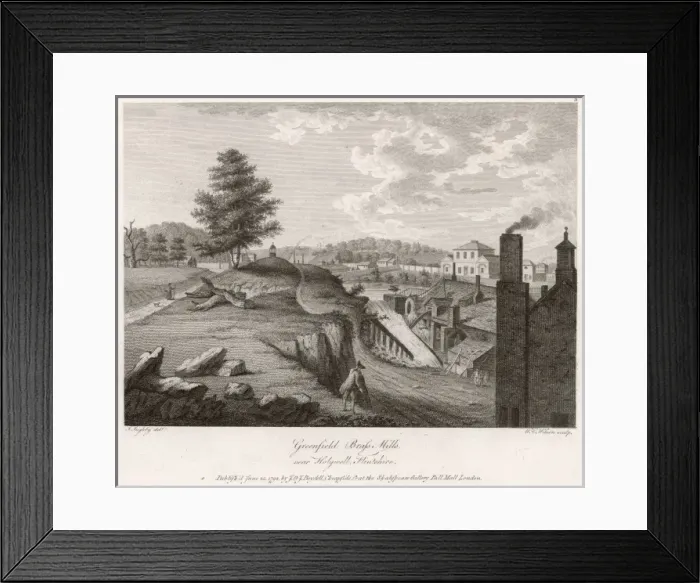 Framed Print : Brassworks, Wales