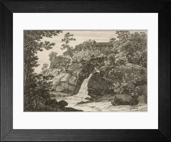 Framed Print : Melincourt Ironworks Framed Print : Melincourt Ironworks
