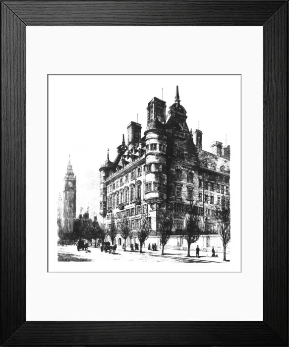 Framed Print : Norman Shaw Building Framed Print : Norman Shaw Building