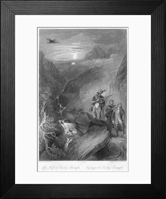 Framed Print : The Pass of Bally Brough Framed Print : The Pass of Bally Brough