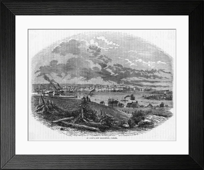 Framed Print : Canada St Johns Nb Framed Print : Canada St Johns Nb