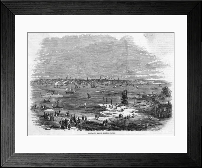 Framed Print : USA Portland Maine Framed Print : USA Portland Maine