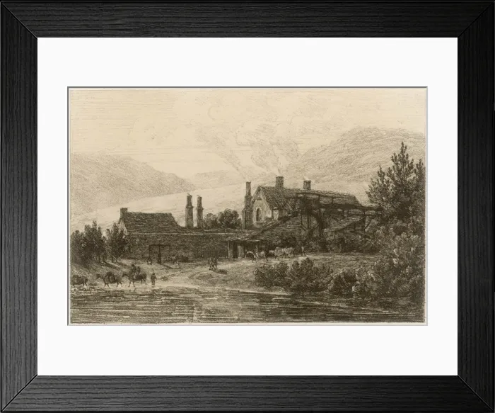 Framed Print : Llangruny Ironworks Framed Print : Llangruny Ironworks