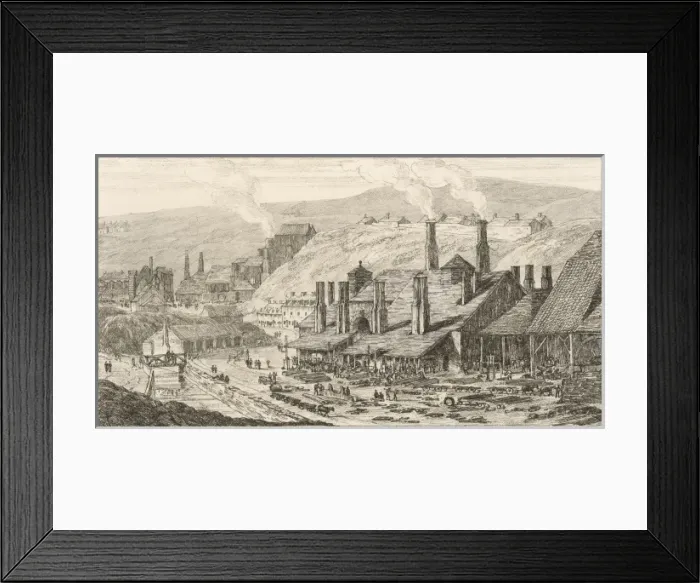 Framed Print : Pennydarran Ironworks Framed Print : Pennydarran Ironworks