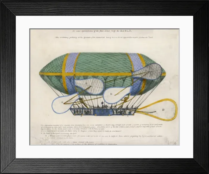 Framed Print : EAGLE AIRSHIP Framed Print : EAGLE AIRSHIP