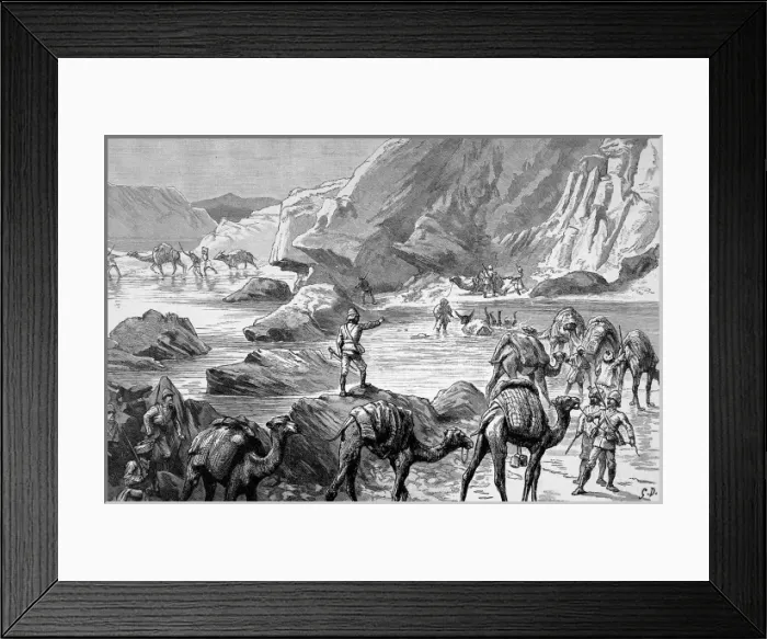 Framed Print : The British Army in Beluchistan, 1894 Framed Print : The British Army in Beluchistan, 1894