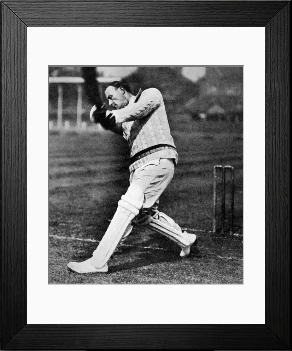 Framed Print : Arthur Carr Batting, 1926 Framed Print : Arthur Carr Batting, 1926