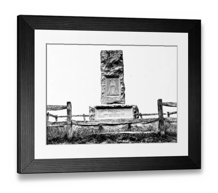 Framed Print : The Hambledon Cricket Memorial, Hampshire, 1922 Framed Print : The Hambledon Cricket Memorial, Hampshire, 1922