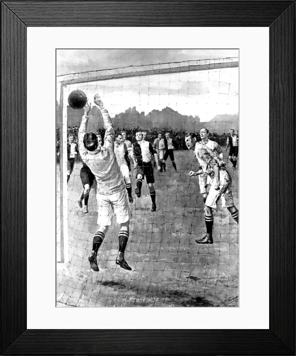 Framed Print : Oxford University vs. Cambridge University Football Match, 1 Framed Print : Oxford University vs. Cambridge University Football Match, 1