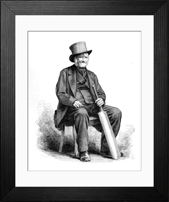 Framed Print : Tommy Marshall of the Stockton Cricket Club, 1876 Framed Print : Tommy Marshall of the Stockton Cricket Club, 1876