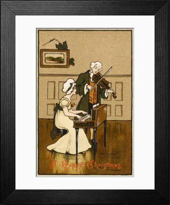 Framed Print : Duet at home 18C Framed Print : Duet at home 18C