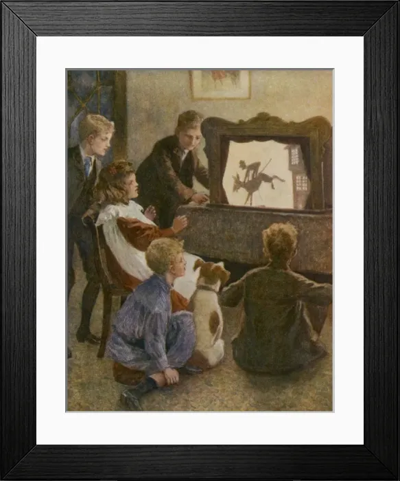 Framed Print : Toy Theatre 1910 Framed Print : Toy Theatre 1910