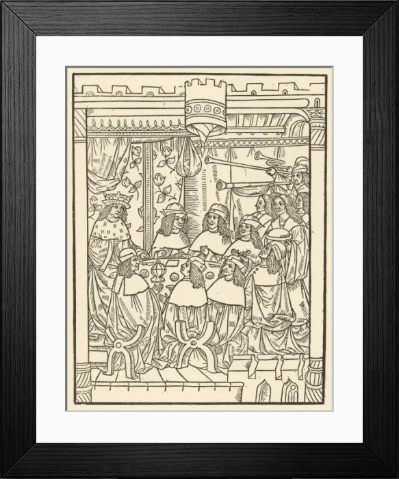 Framed Print : 1494 BANQUET Framed Print : 1494 BANQUET