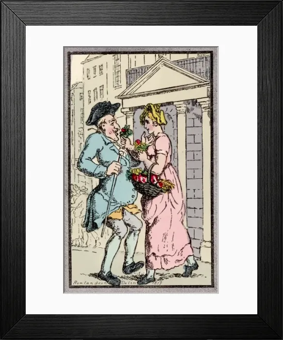 Framed Print : Forward Flower Girl 1819 Framed Print : Forward Flower Girl 1819
