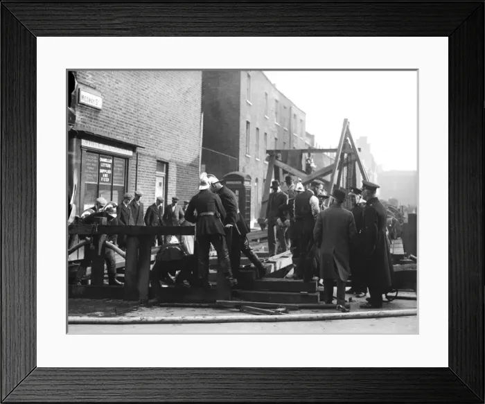 Framed Print : Explosion in Victoria Framed Print : Explosion in Victoria