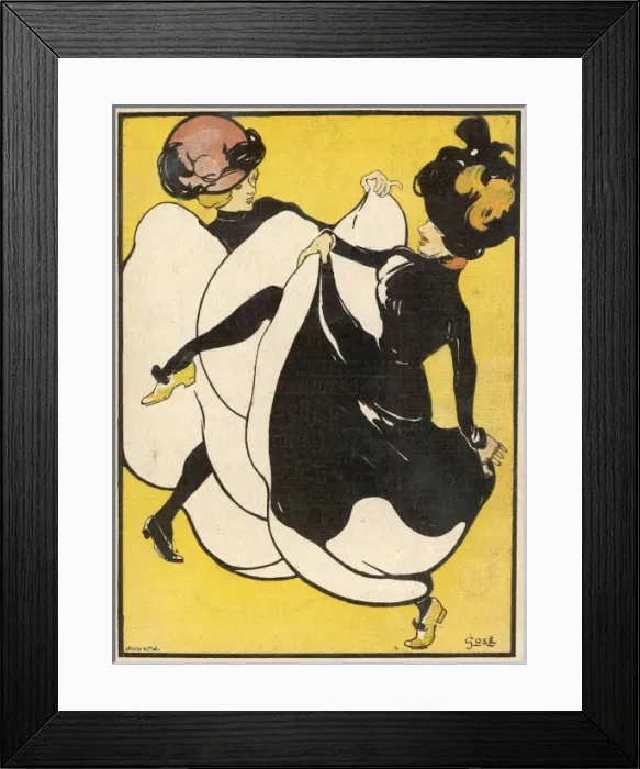 Framed Print : Ladies do Quadrille 1901 Framed Print : Ladies do Quadrille 1901