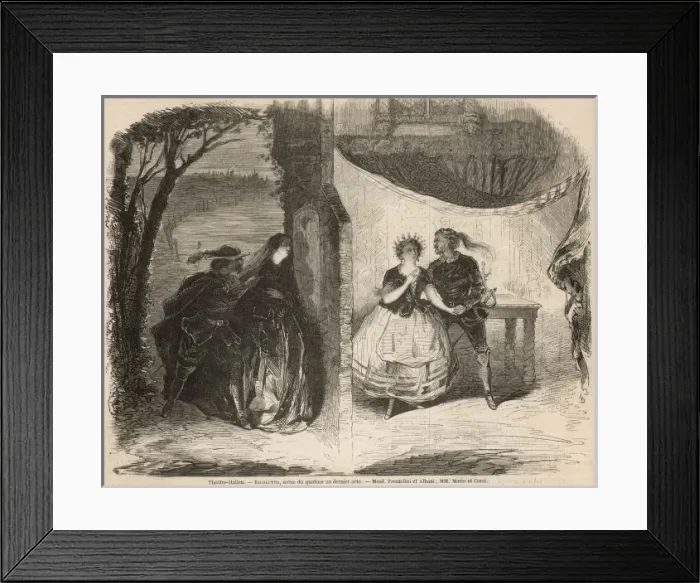 Framed Print : Verdi Rigoletto Paris Framed Print : Verdi Rigoletto Paris