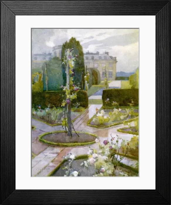 Framed Print : Rosneath House / Roses Framed Print : Rosneath House / Roses
