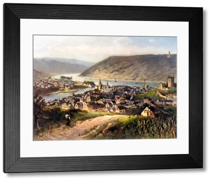 Framed Print : Germany / Bingen C1905 Framed Print : Germany / Bingen C1905
