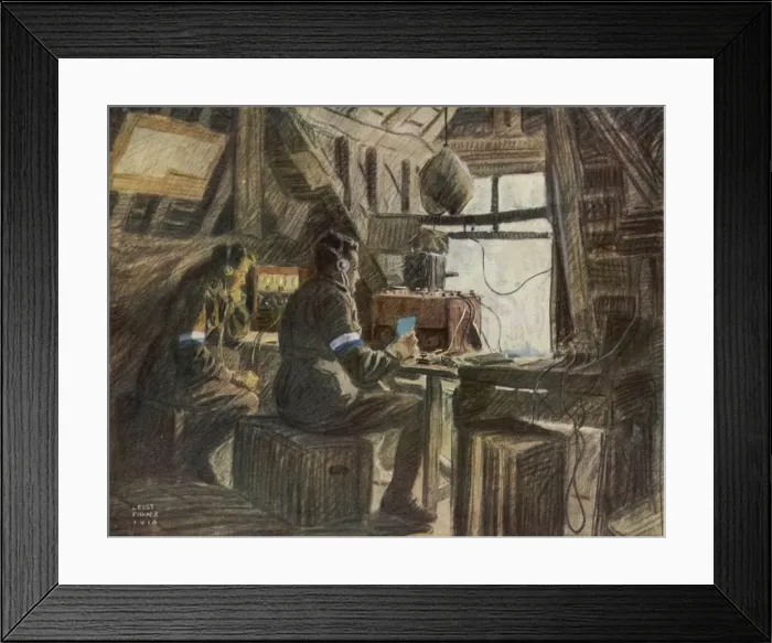 Framed Print : Radio in Ww1 Framed Print : Radio in Ww1