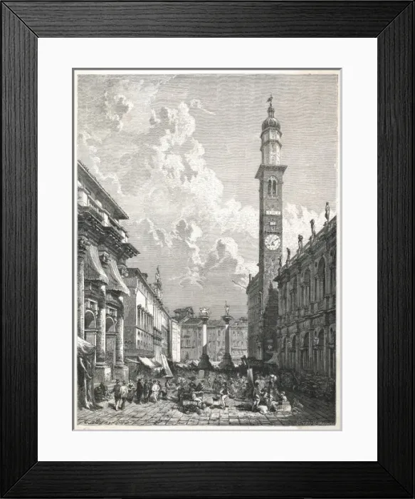 Framed Print : Venice  /  Piazza Signori