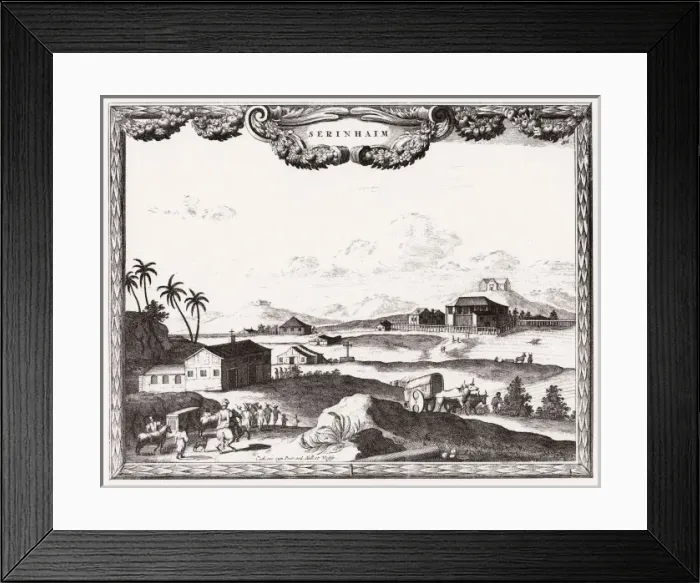 Framed Print : Surinam Scenery C1700 Framed Print : Surinam Scenery C1700