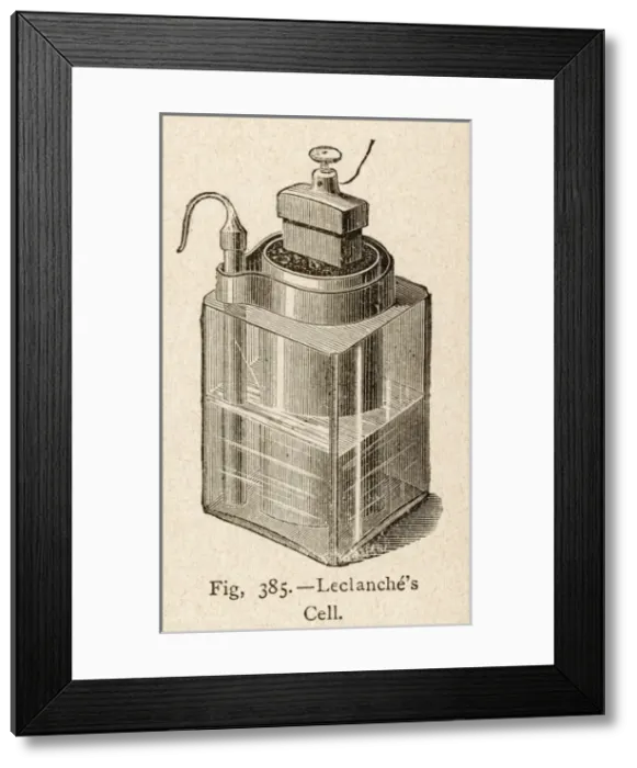 Framed Print : Leclanche Electric Cell Framed Print : Leclanche Electric Cell