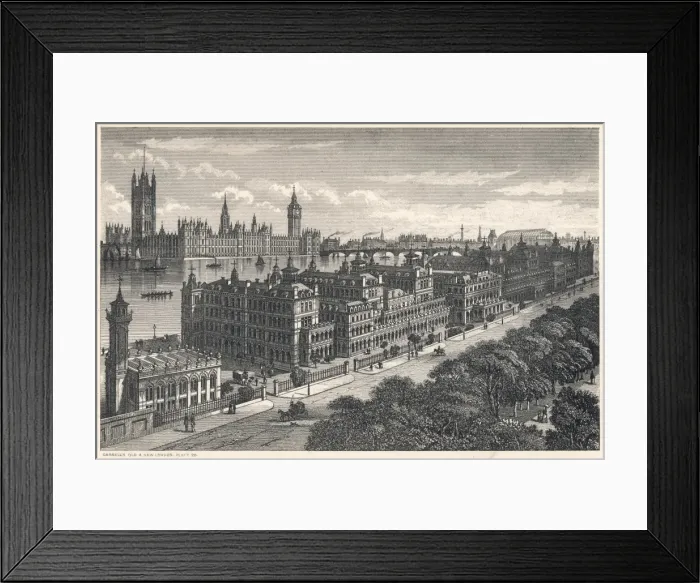 Framed Print : St. Thomass Hospital Framed Print : St. Thomass Hospital