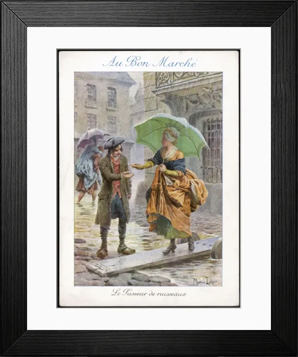 Framed Print : Helping to Cross Street Framed Print : Helping to Cross Street