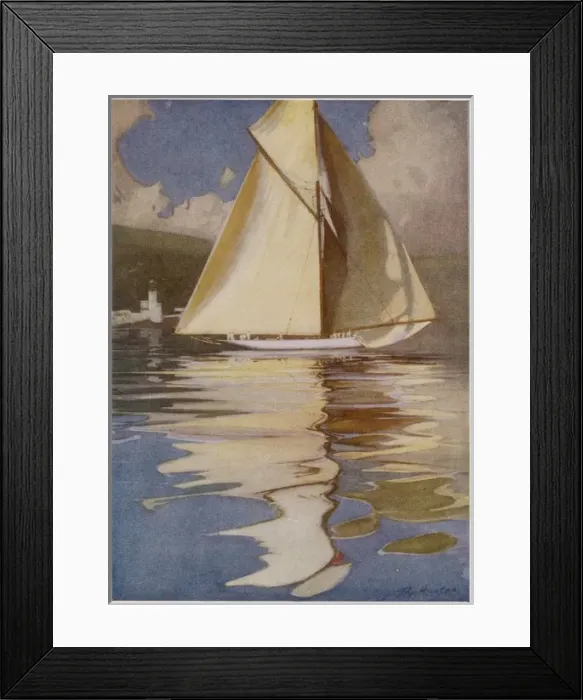 Framed Print : KARIAD YACHT 1906 Framed Print : KARIAD YACHT 1906