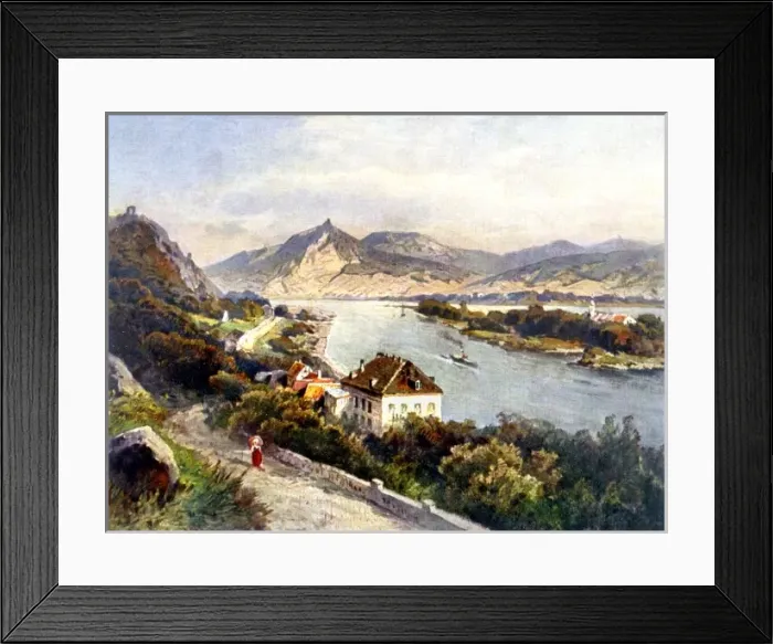 Framed Print : Germany / Rolandseck C1905 Framed Print : Germany / Rolandseck C1905