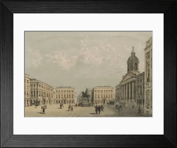 Framed Print : Brussels / Place Royale Framed Print : Brussels / Place Royale
