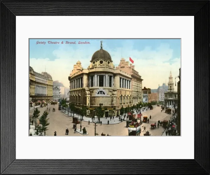 Framed Print : Gaiety Theatre / Strand Framed Print : Gaiety Theatre / Strand