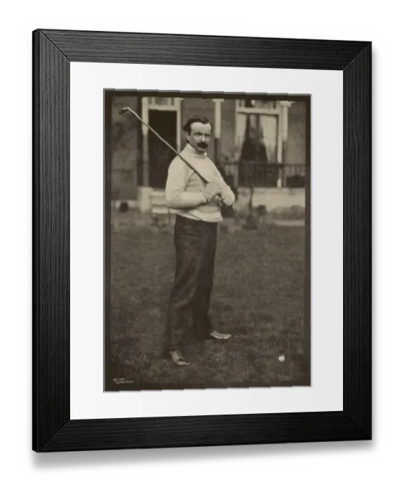 Framed Print : Lloyd George Golfing Framed Print : Lloyd George Golfing