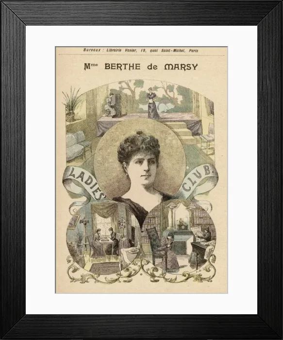 Framed Print : Berthe Louise De Marsy Framed Print : Berthe Louise De Marsy