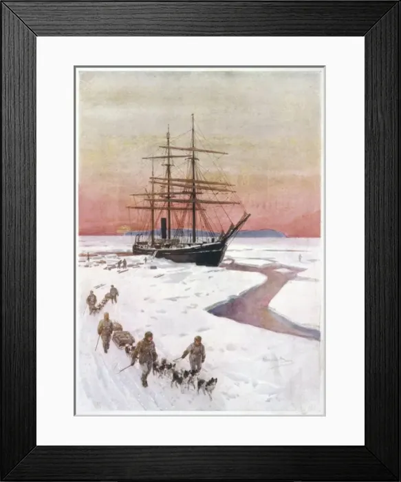 Framed Print : Scotts ship, the Terra Nova Framed Print : Scotts ship, the Terra Nova
